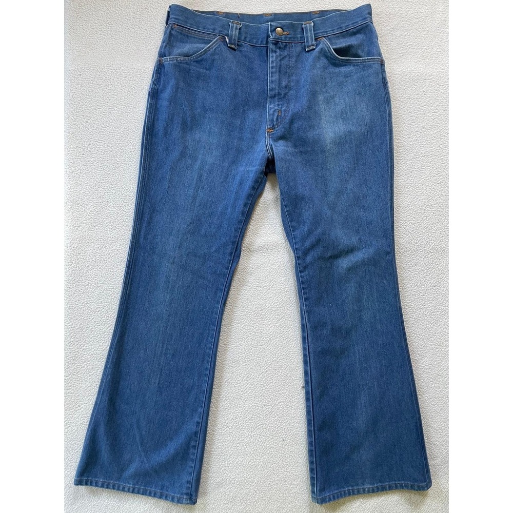 Sedgefield Mens 36x31 Jeans Blue Vintage 70s Bootcut Denim Made in USA